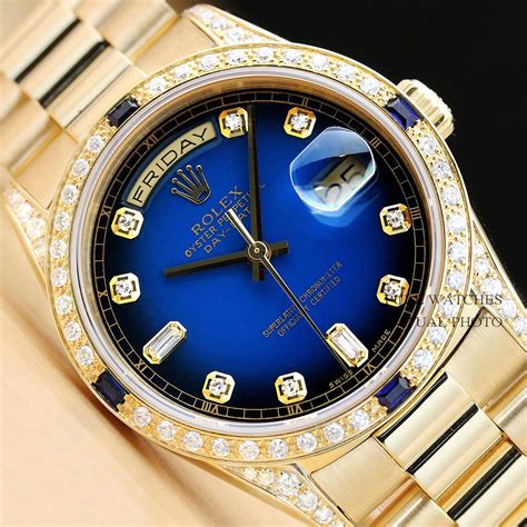 presidential rolex blue and red gold|gold presidential Rolex price.